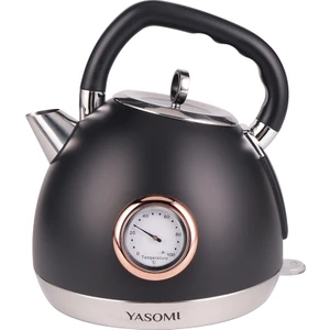 YK-880NTSL Retro Su Isıtıcı Kettle Siyah