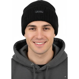 Erkek Kışlık Kalın Bere Pamuklu Katlamalı Stone Model Sıcak Tutar Esnek Rüzgar Geçirmez