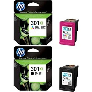 301XL Kartuş Siyah-Renkli Set N972AE Deskjet 1510/1050/2050/3050