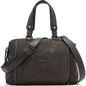 Kadın Gri Uzun Askılı Süet Kol Çantası 25ABD242610