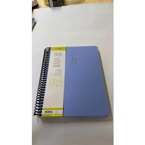 Ajanda 2026 Sert Kapak Günlük Ajanda 20X28 Turkuaz 419-SEK Bebek Mavi