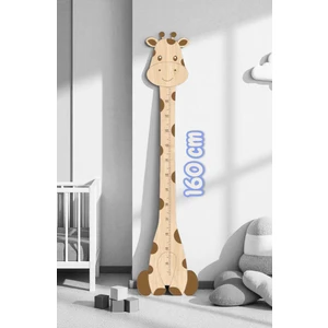 Ahşap Çocuk Boy Büyüme Grafiği Cetvel / Aile Bebek Çocuk Boy Odası Dekorasyon Duvar Ölçer