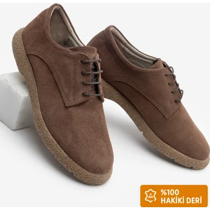 Kadın Hakiki Deri Oxford Ayakkabı Bağcıklı Günlük Ayakkabı Alyen