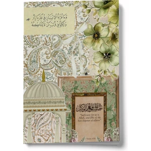 Kolaj Serisi 17 - Allah Bize Yeter Mini Defter