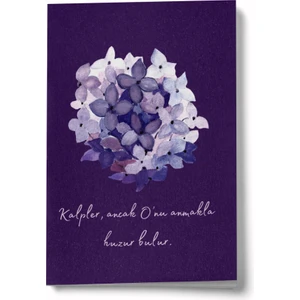 Kalpler Ancak Onu Anmakla Huzur Bulur Mini Defter