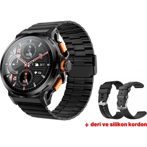 Kalobee SK43 Amoled Ekran 3 Kordonlu Akıllı Saat