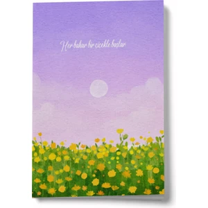 Her Bahar Bir Çiçekle Başlar Mini Defter