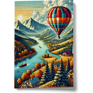 Balonla Dünya Turu Mini Defter