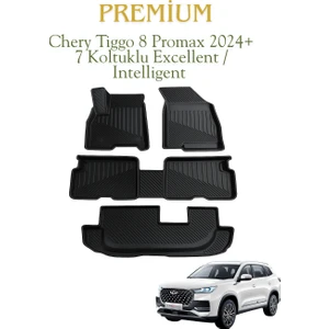 Chery Tiggo 8 Promax 2024+ 7 Koltuklu Luxury 3D Oto Paspas Premium