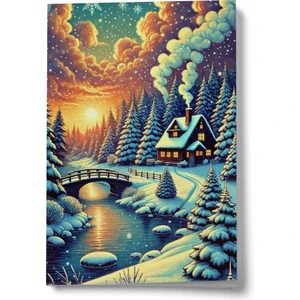 Huzurlu Bir Kış Günü Mini Defter