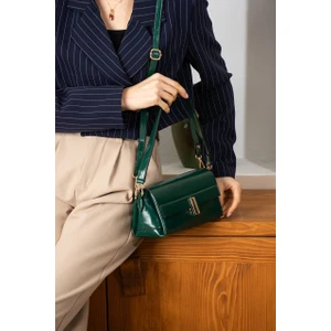 Asel Çanta Küçük yeşil Baget Kadın El ve Omuz Çantası