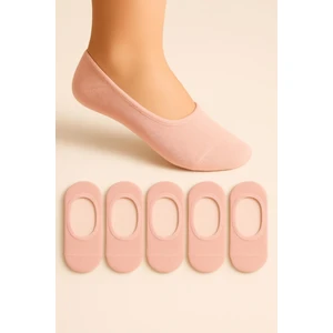 5 Çift Burun Dikişsiz Silikonlu Premium Çocuk Babet Çorap