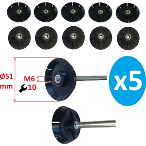 Sosis Silikon Tabancası Esnek Itici Yedek Parça M6 - 5 Adet