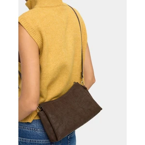 Deri Efektli Çapraz Çanta