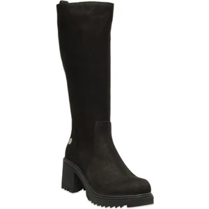 D25KC-2330 Kalin Topuklu Günlük Siyah Kadın Çizme