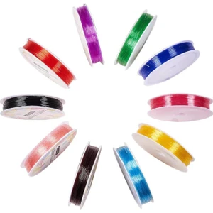 Esnek Renkli Misina 1.0 mm 3,65 mt Takı Misinası 10 Adet