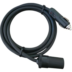 Araç Çakmaklık Uzatma Kablosu 12-24 Volt 16 Amper 2 X1,5mm Ttr Bakır 2 Mt-Siyah