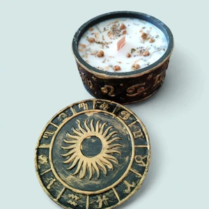 Arınma ve Nazar Için Üzerlik Otu Ritüel Mum