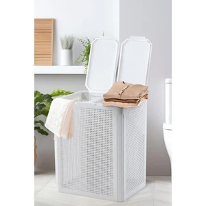 SY-4632 Smart Duo Iki Bölmeli Kirli Çamaşır Sepeti 84 Litre