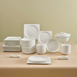 Red Carpet Collection Fine Pearl Extra Nish 58 Parça 12 Kişilik Yemek Takımı Platin