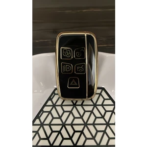 Land Rover Range Rover 2010/2018VOUGE Sport Beyaz Nano Yüksek Kalite Kumanda Kılıfı 5 Buton Siyah