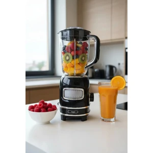 Kişisel Blender Seti Öğütücülü Smoothie Şişeli Blender 1,0 Litre Blendir Seti FR-BL01 Retroblend