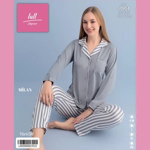 Kadın Pijama Takımı Uzun Kollu