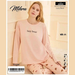 Kadın Pijama Takımı Uzun Kollu