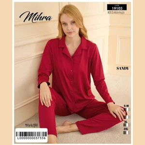 Kadın Pijama Takımı Uzun Kollu