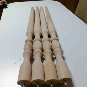 65CM 5lik Ham Cnc Kesimli Dekoratif Masa Ayağı