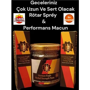 Alman Panzeri Sertleşme ve Erken Boşalma Sorunu Performans Arttırıcı Set