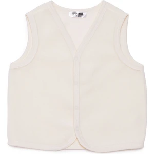 Hellobaby Kız Bebek Polar Yelek Çıtçıtlı V Yaka Atlet Kol