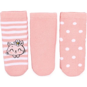 Hellobaby Kız Bebek 3lü Havlu Çorap