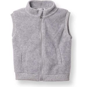 Hellobaby Erkek Bebek Polar Yelek Fermuarlı Hakim Yaka Atlet Kol