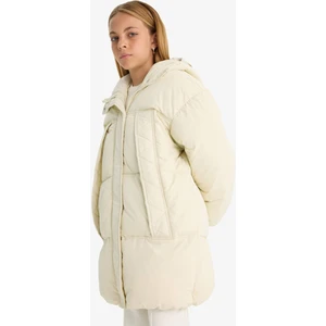 Kız Çocuk Su Geçirmez Kapüşonlu Parka E8904A825AU