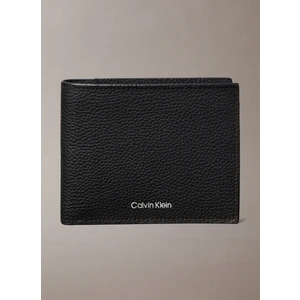 Calvin Klein Siyah Erkek Cüzdan Foıl Emboss Ew Bıll Fold