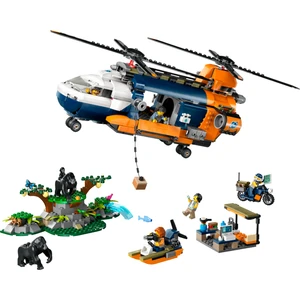 LEGO® City Orman Kaşifinin Helikopteri Kamp Yerinde 60437 - 8 Yaş & Üzeri Çocuklar için Yaratıcı Oyuncak Yapım Seti (881 Parça)
