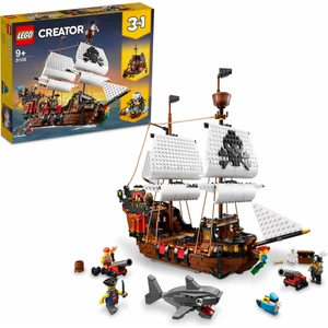 LEGO® Creator 3’ü 1 Arada Korsan Gemisi 31109 - 9 Yaş & Üzeri Çocuklar için Yaratıcı Oyuncak Yapım Seti (1264 Parça)