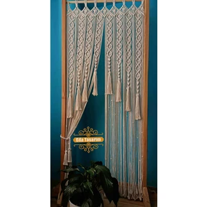 Makrome Kapı/Cam Perde Zarif Model