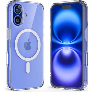 Iphone 16 Plus Uyumlu Sararmaz Sert Şeffaf Magsafe Özellikli Kılıf