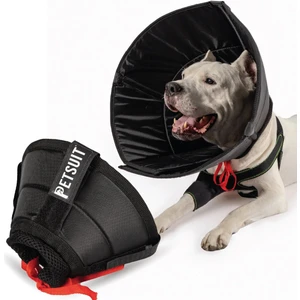 Elizabeth Yakalık Köpek – Siyah ve Renkli, Rahat ve Ayarlanabilir Koruma Boyunluğu Köpek Yakalık