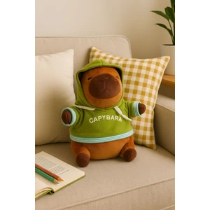 Sweatshirtlü  Capybara Peluş Oyuncak 35 cm
