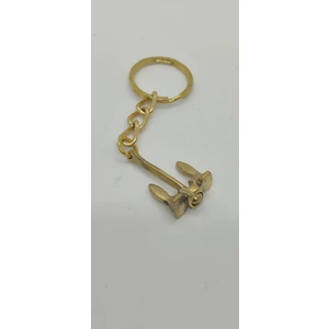 Pirinç Döküm Çıpa Simus Anahtarlık 3,5 cm