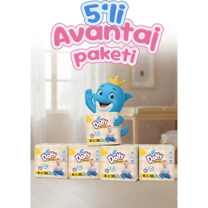 Bebek Bezi 6 Beden Ekonomik Fırsat Paketi 150 Adet 15+ (30X5 Paket)