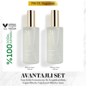 Biberiye Suyu Saç Toniği 100 ml 2'li Set