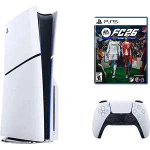 Playstation 5 Slim Standart 1 Tb+ Ps5 FC26 CD (Ithalatçı Garantili)