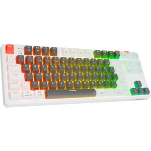 Yoru Tkl Gri/beyaz Type-C Bağlantılı Outemu Red Swich Q Mekanik Gaming Oyuncu Klavye Rgb