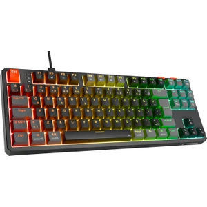 Yoru Tkl Siyah/gri Type-C Bağlantılı Outemu Red Swich Q Mekanik Gaming Oyuncu Klavye Rgb
