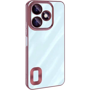 Xiaomi Redmi 13 4g Uyumlu Kılıf Logo Gösteren Kamera Korumalı Silikon Bronz