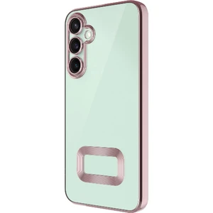 Samsung Galaxy A56 Uyumlu Kılıf Logo Gösteren Kamera Korumalı Silikon Bronz